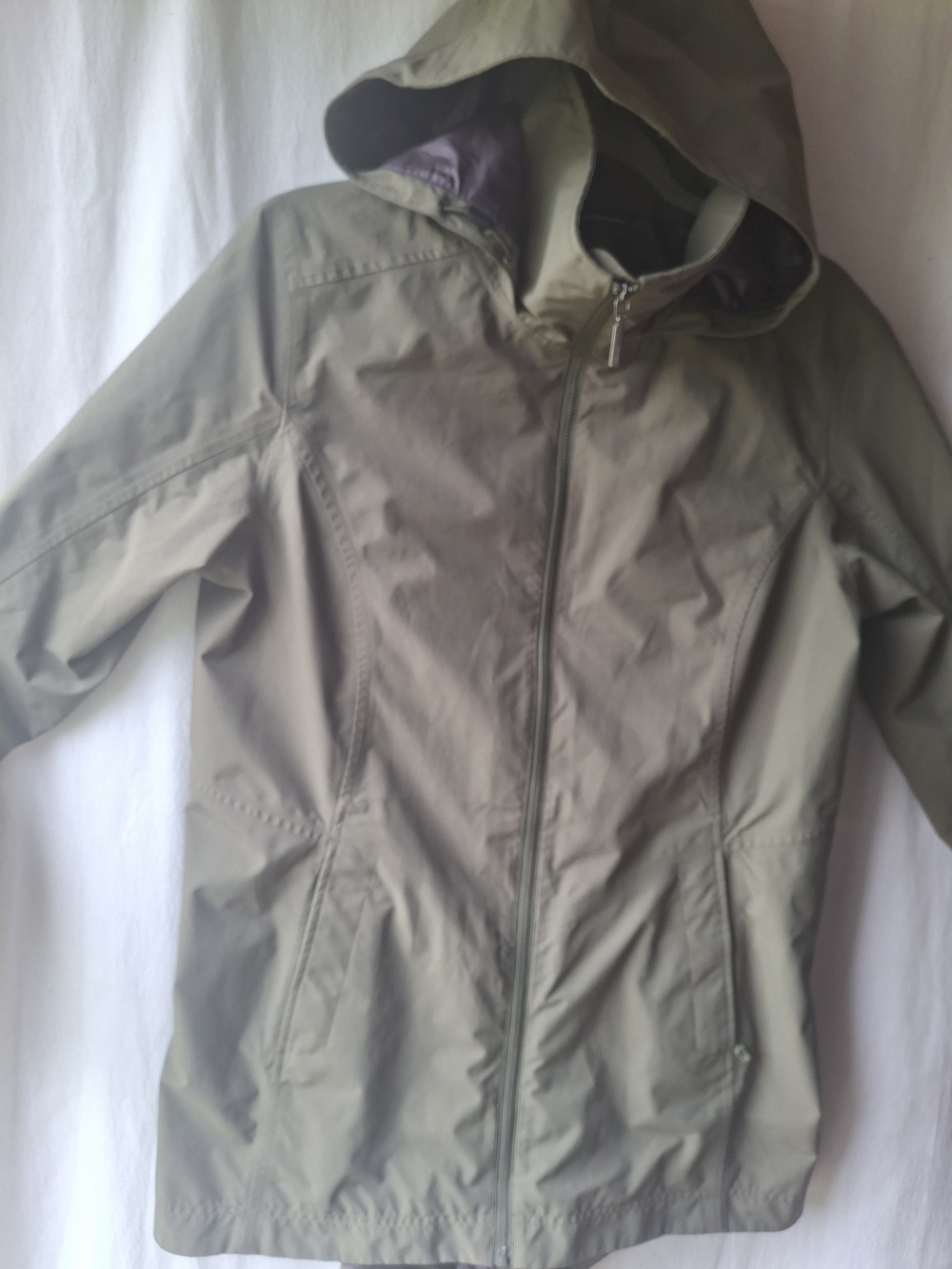 Marmot Olive Green Hooded Rain Jacket